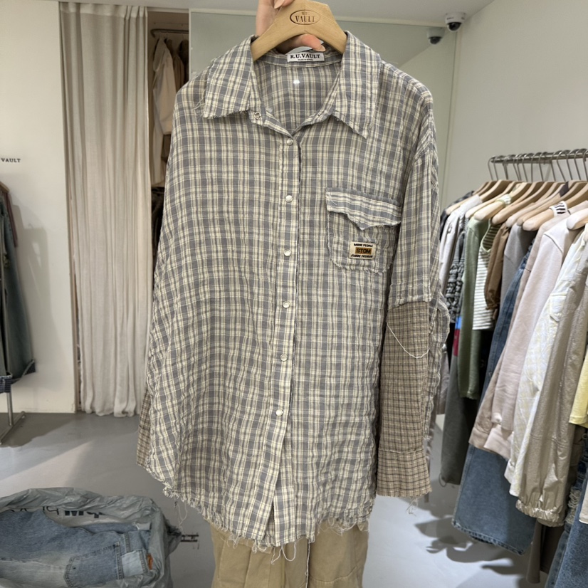 VAULT韓國東大門直郵女裝新款職業推薦休閑熱賣襯衫蕾絲衫VAULT襯衫/蕾絲衫圖色1