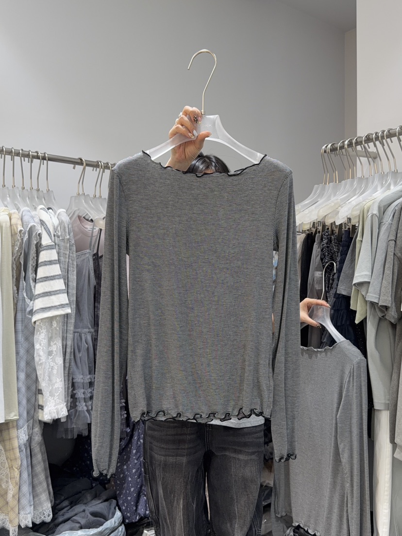 LOOKK/MIMME韓國東大門代購女裝新品熱賣休閑人氣長袖T恤LOOKK/MIMME長袖T恤圖色3