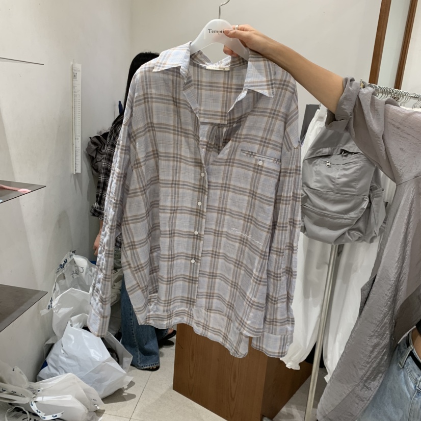 TEMPTING韓國東大門直郵女士新品時尚職業人氣襯衫蕾絲衫TEMPTING襯衫/蕾絲衫圖色2