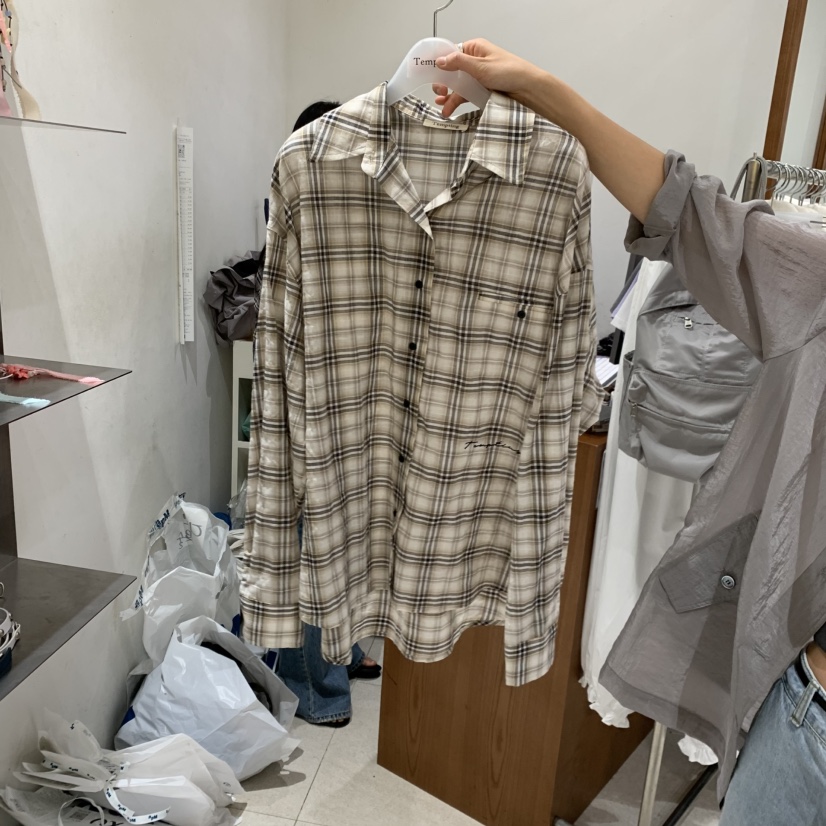 TEMPTING韓國東大門直郵女士新品時尚職業人氣襯衫蕾絲衫TEMPTING襯衫/蕾絲衫圖色3