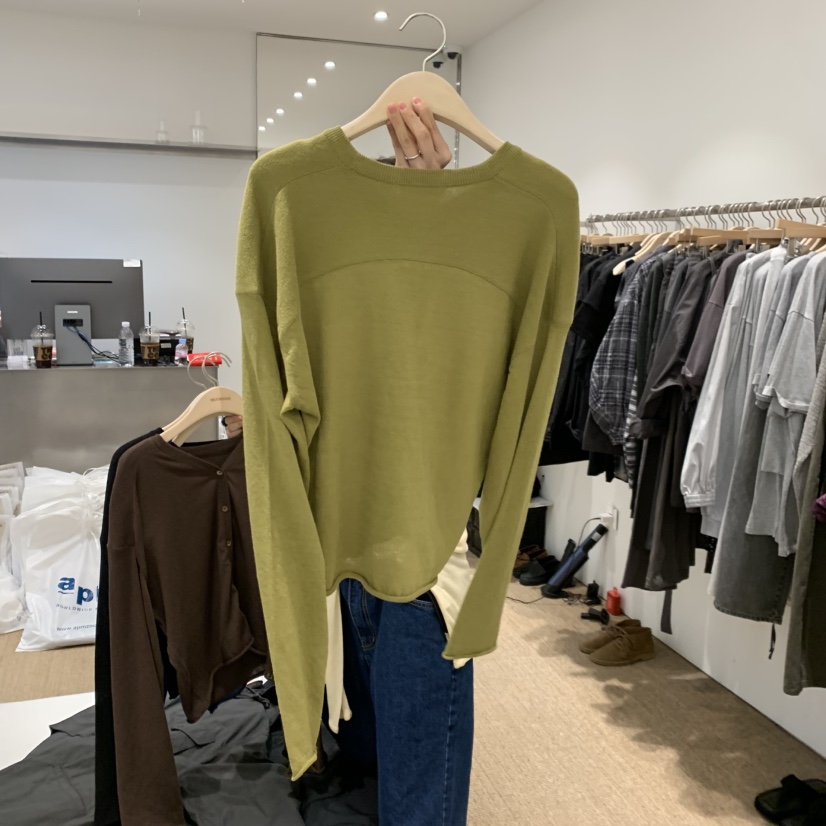 SELF SERVICE韓國東大門代購女裝新品人氣26春夏時尚針織衫SELF SERVICE針織衫