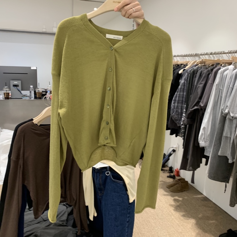 SELF SERVICE韓國東大門代購女裝新品人氣26春夏時尚針織衫SELF SERVICE針織衫圖色5
