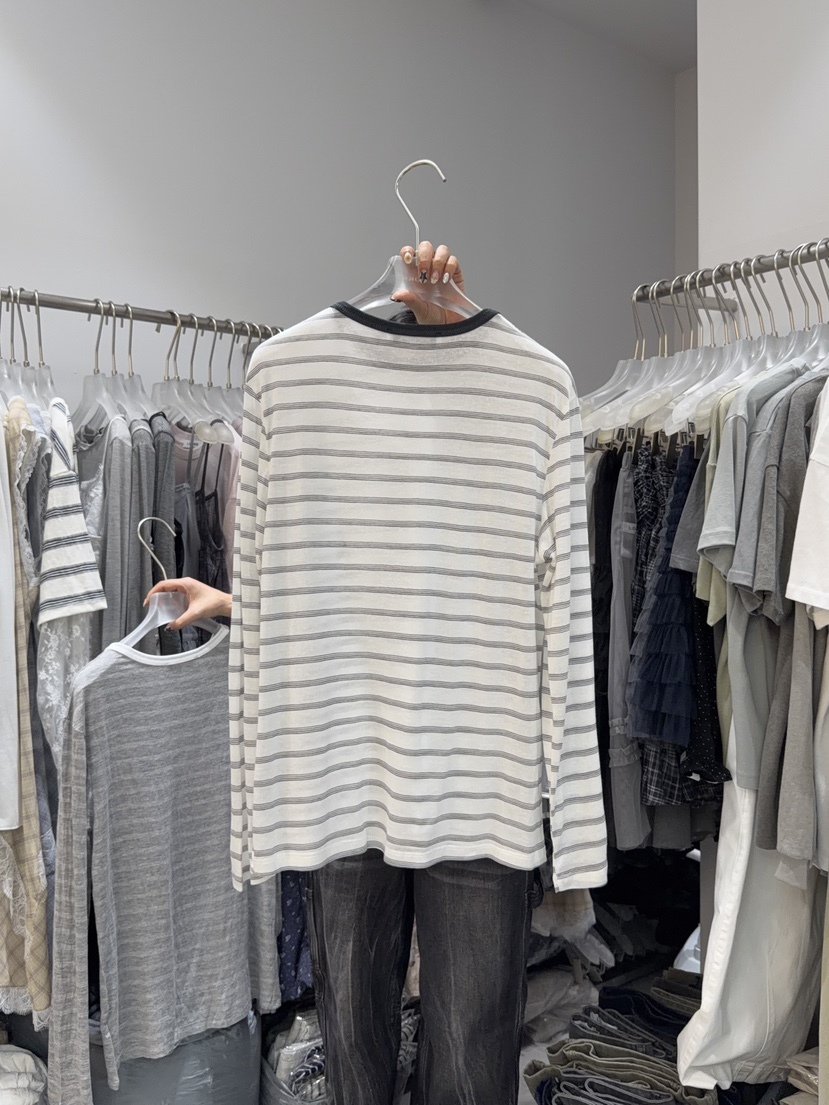 LOOKK/MIMME韓國代購女士新品人氣時尚26春夏熱賣長袖T恤LOOKK/MIMME長袖T恤