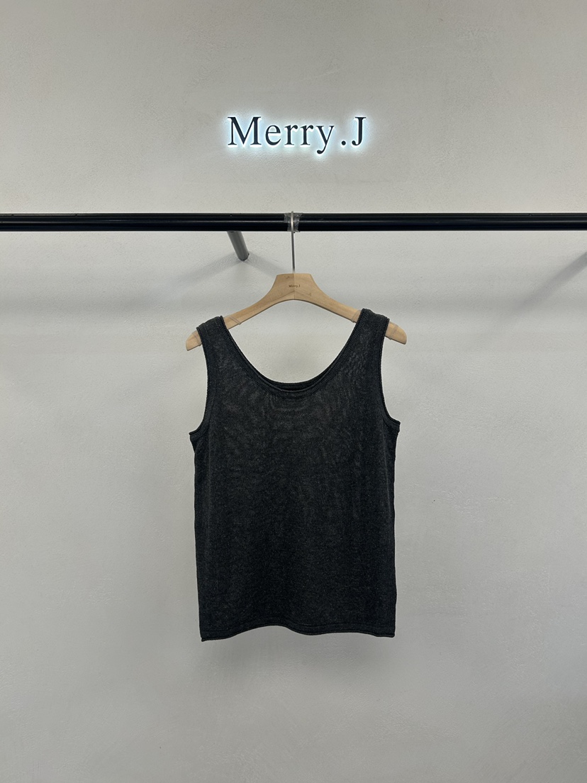MERRY-J韓國東大門直郵女裝新品人氣熱賣26春夏吊帶背心MERRY-J吊帶/背心圖色2墨色
