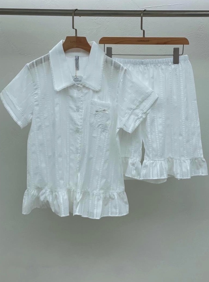 LUNALUZ-L韓國直郵實拍女士新款職業時尚熱賣休閑睡衣套裝LUNALUZ睡衣圖色1