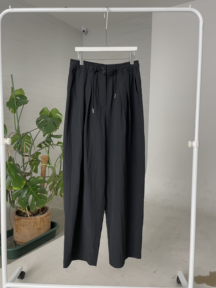 URBANE cloth韓國直郵實拍女裝新款熱賣職業26春夏休閑褲URBANE cloth休閑褲圖色3黑色