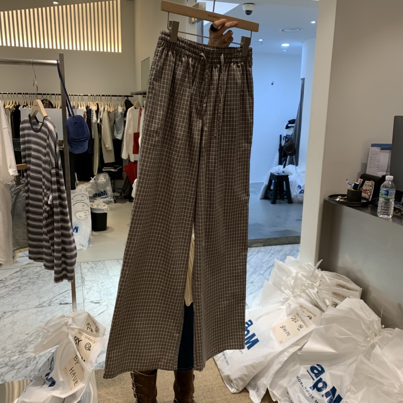 SELF SERVICE韓國直郵女士新品時尚職業26春夏熱賣休閑褲SELF SERVICE休閑褲圖色1