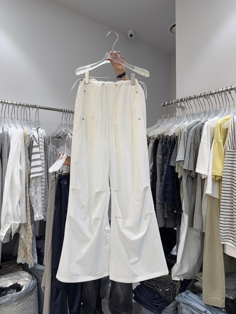 LOOKK/MIMME韓國直郵實拍女裝新品26春夏熱賣休閑褲連帽衫LOOKK/MIMME休閑褲圖色1