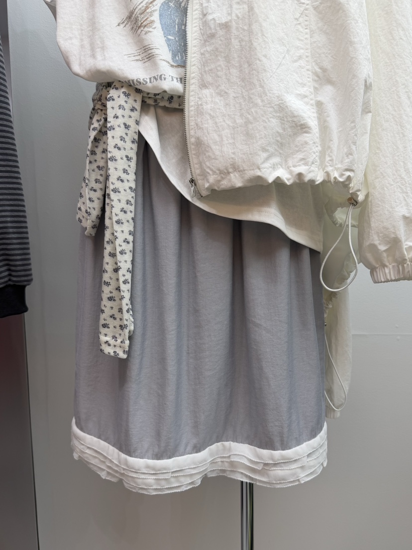 LOOKK/MIMME韓國東大門直郵女士新款休閑26春夏半身裙中短裙LOOKK/MIMME半身裙/中短裙圖色2