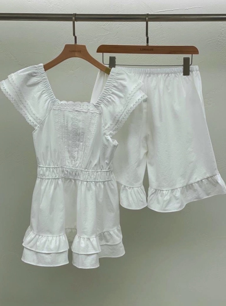 LUNALUZ-L韓國直郵女裝新品推薦熱賣休閑人氣時尚睡衣套裝LUNALUZ睡衣圖色1