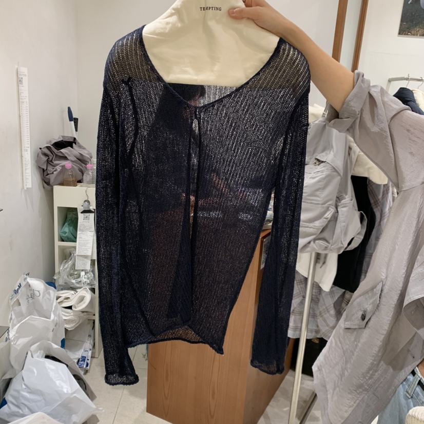 TEMPTING韓國東大門代購女士新品推薦職業人氣針織衫開衩TEMPTING針織衫圖色3