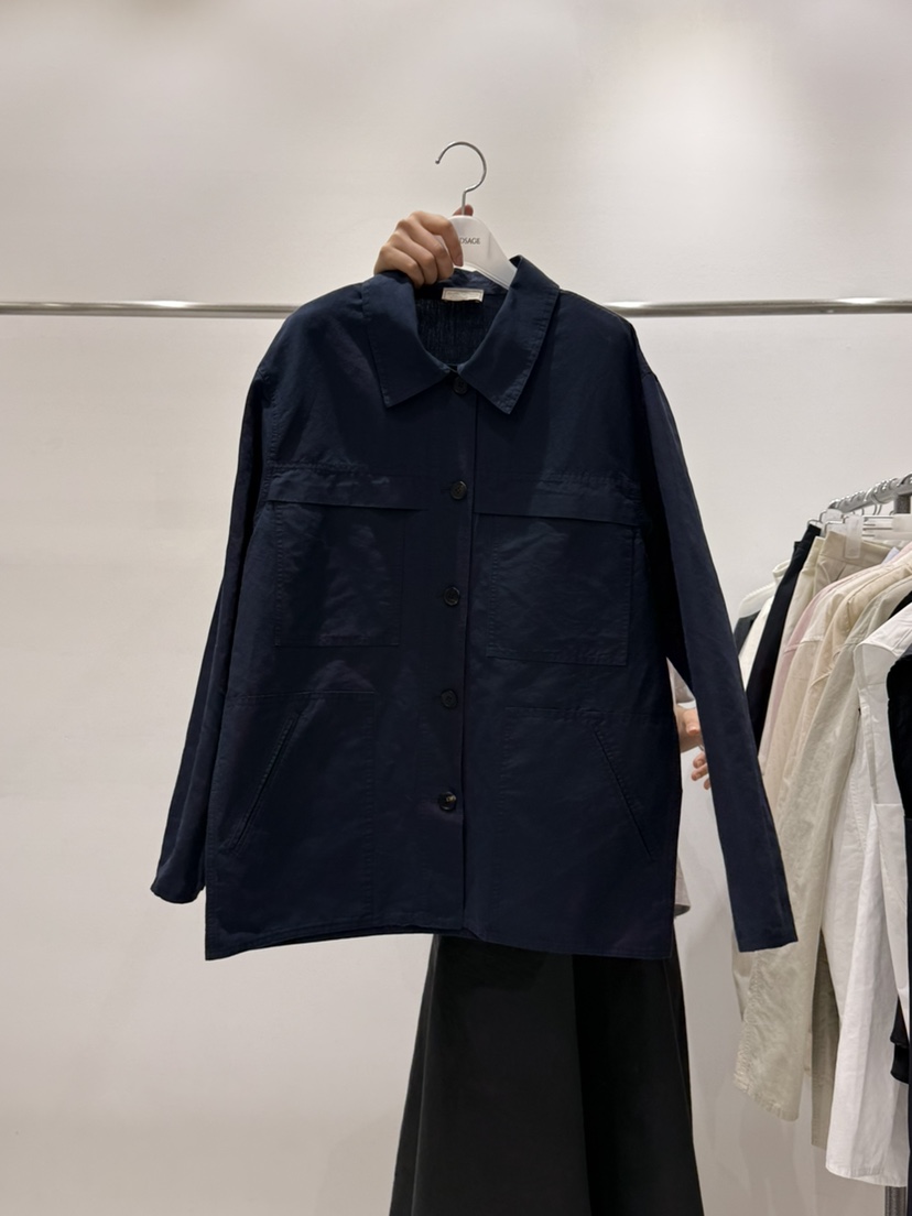 WOOD SAGE韓國直郵女士新品人氣26春夏休閑時尚夾克亞麻WOOD SAGE夾克圖色3