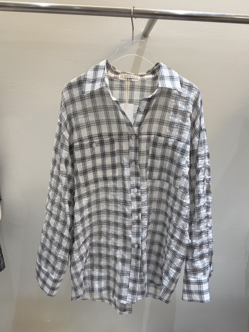 MOST OF ALL U韓國代購女裝新款時尚休閑職業襯衫蕾絲衫MOST OF ALL U襯衫/蕾絲衫圖色1