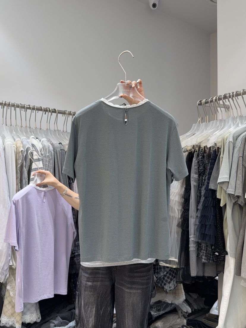 LOOKK/MIMME韓國直郵女裝新品26春夏職業時尚人氣推薦T恤LOOKK/MIMMET恤