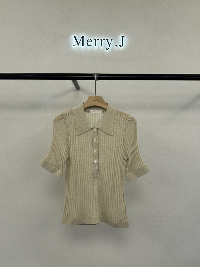 MERRY-J韓國代購女裝新款時尚推薦人氣職業休閑26春夏針織衫MERRY-J針織衫圖色1