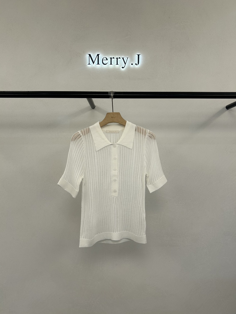 MERRY-J韓國代購女裝新款時尚推薦人氣職業休閑26春夏針織衫MERRY-J針織衫圖色2