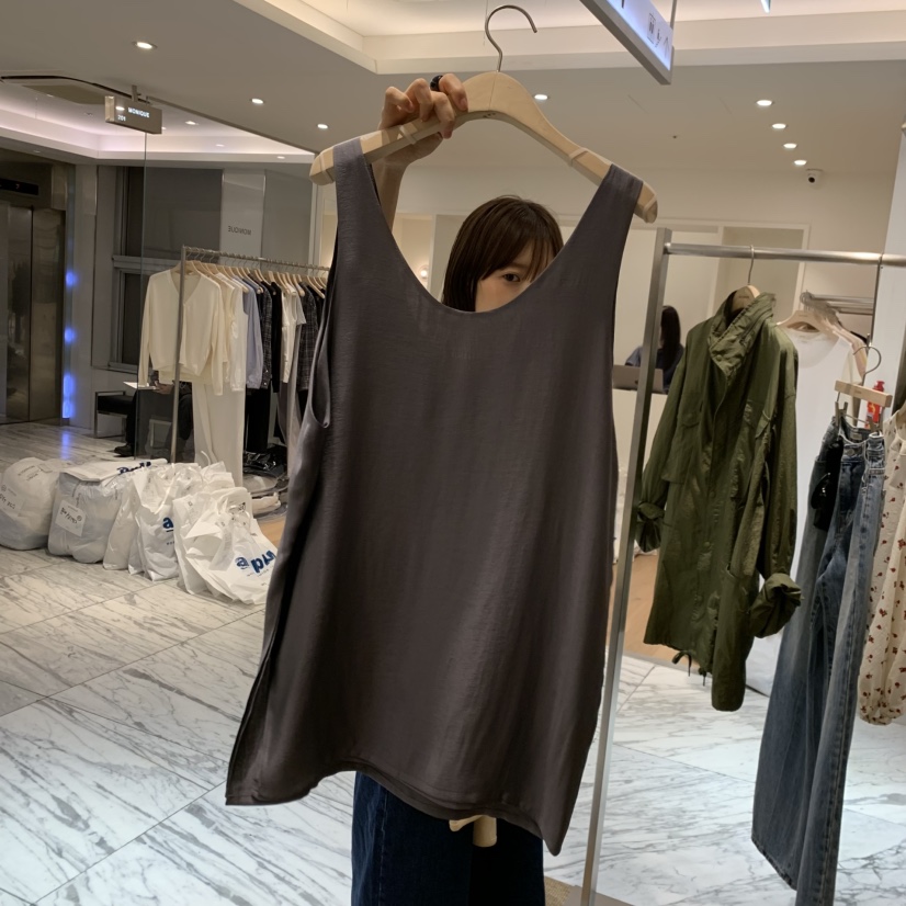 SELF SERVICE韓國代購女裝新品時尚休閑人氣26春夏吊帶背心SELF SERVICE吊帶/背心