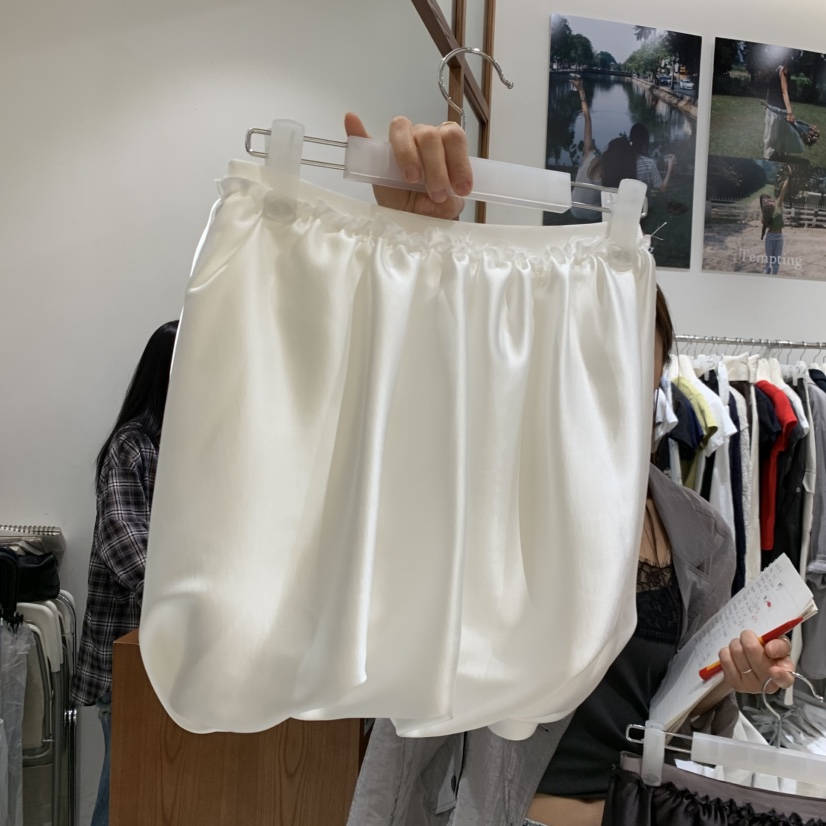 TEMPTING韓國東大門代購女裝新品休閑26春夏人氣短裙褶皺TEMPTING短裙