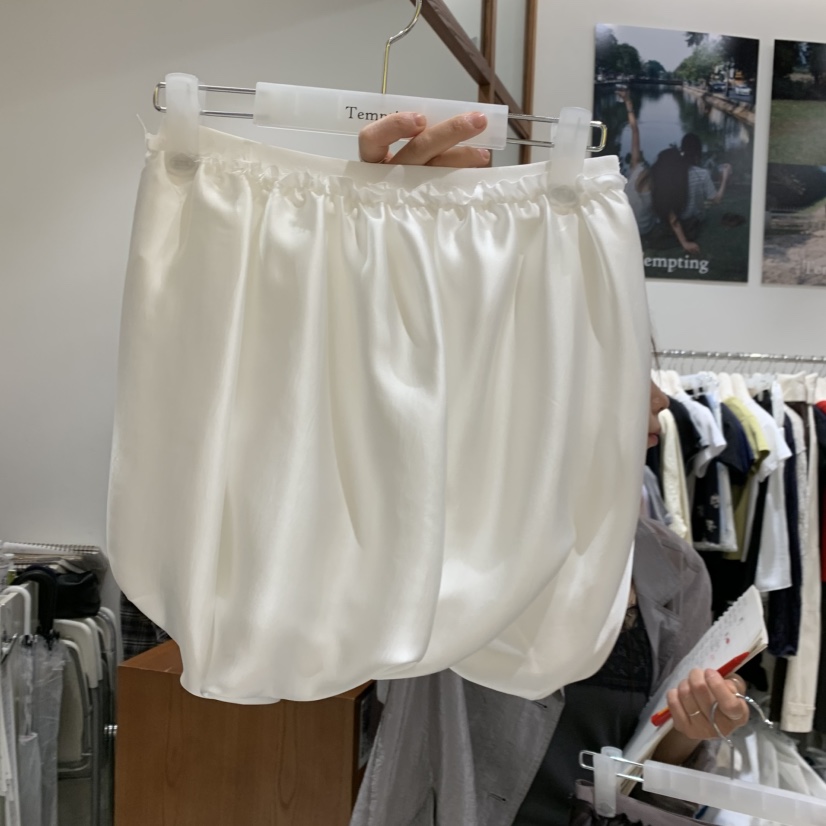 TEMPTING韓國東大門代購女裝新品休閑26春夏人氣短裙褶皺TEMPTING短裙圖色1