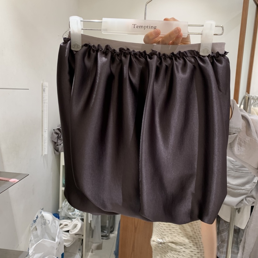 TEMPTING韓國東大門代購女裝新品休閑26春夏人氣短裙褶皺TEMPTING短裙圖色2