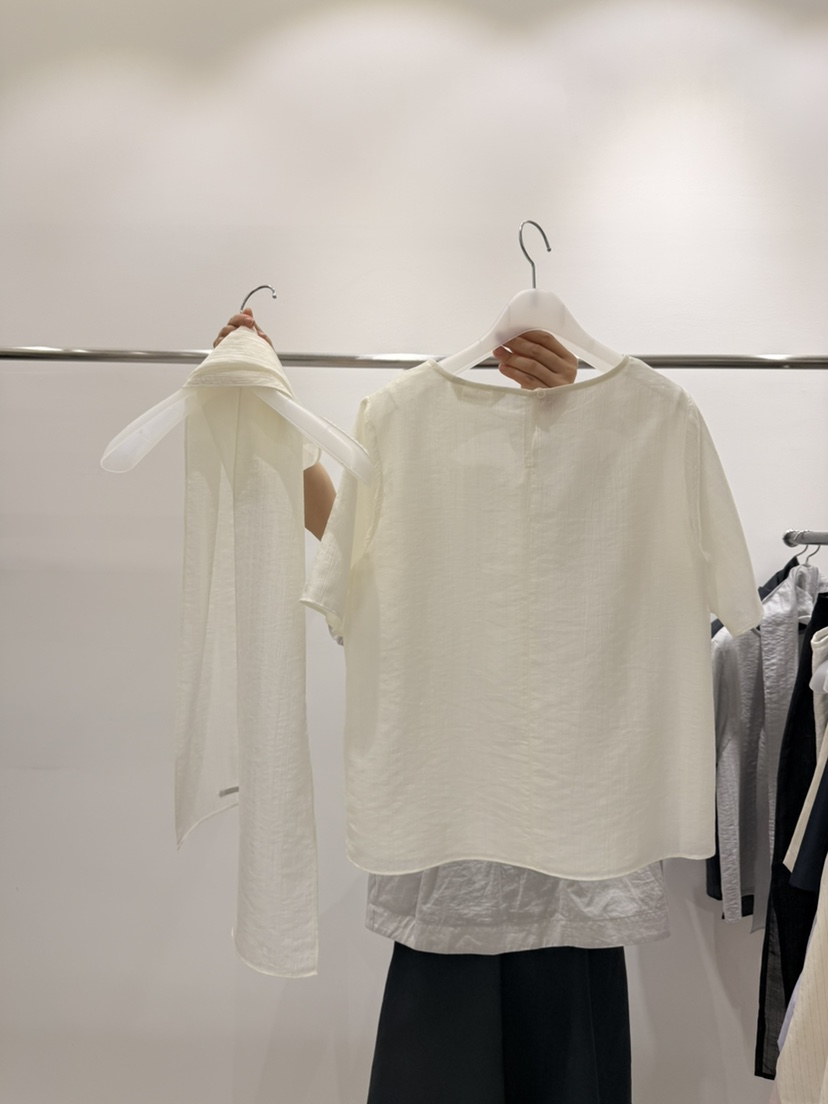 WOOD SAGE韓國代購女士新品熱賣26春夏時尚推薦套裝圍巾WOOD SAGE套裝