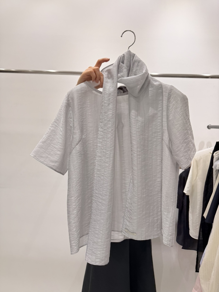 WOOD SAGE韓國代購女士新品熱賣26春夏時尚推薦套裝圍巾WOOD SAGE套裝圖色2