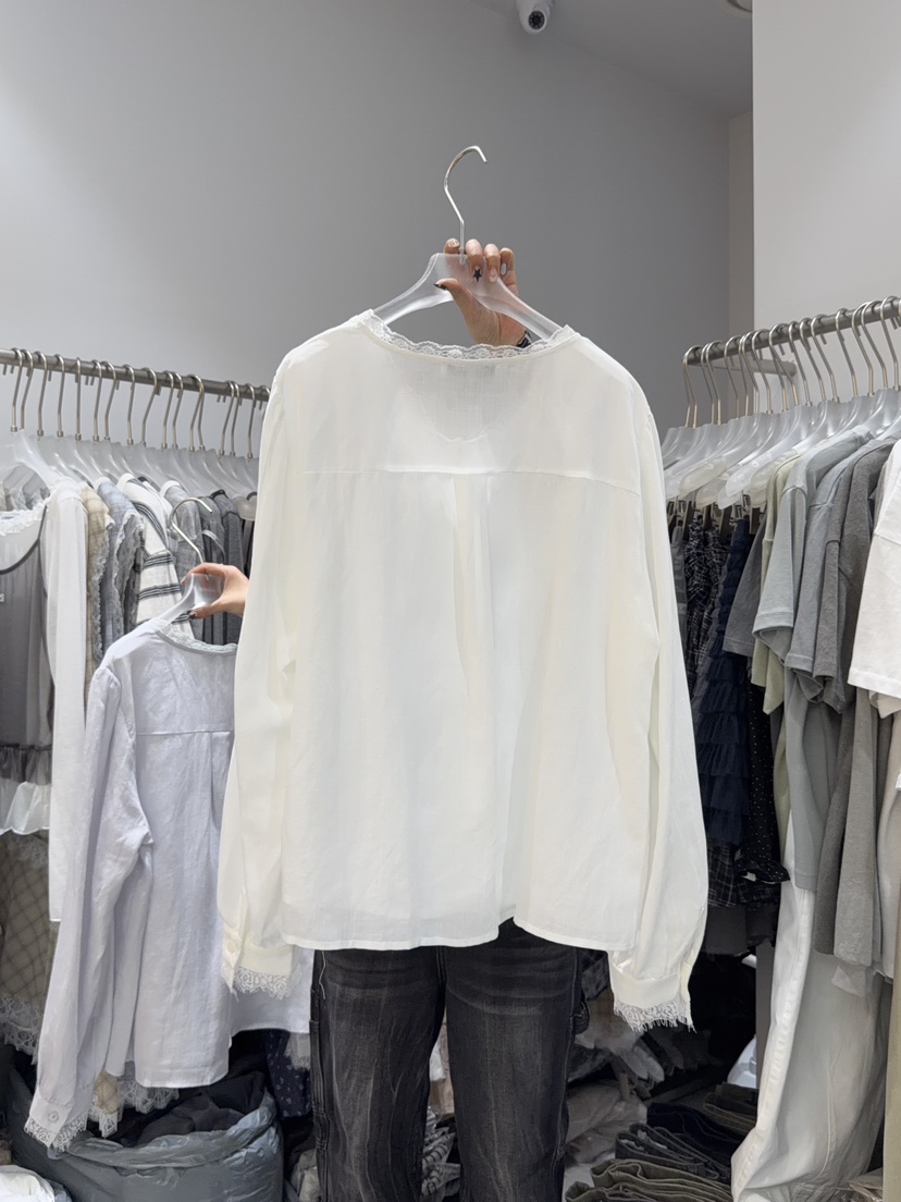 LOOKK/MIMME韓國代購女士新品休閑熱賣職業時尚襯衫蕾絲衫LOOKK/MIMME襯衫/蕾絲衫