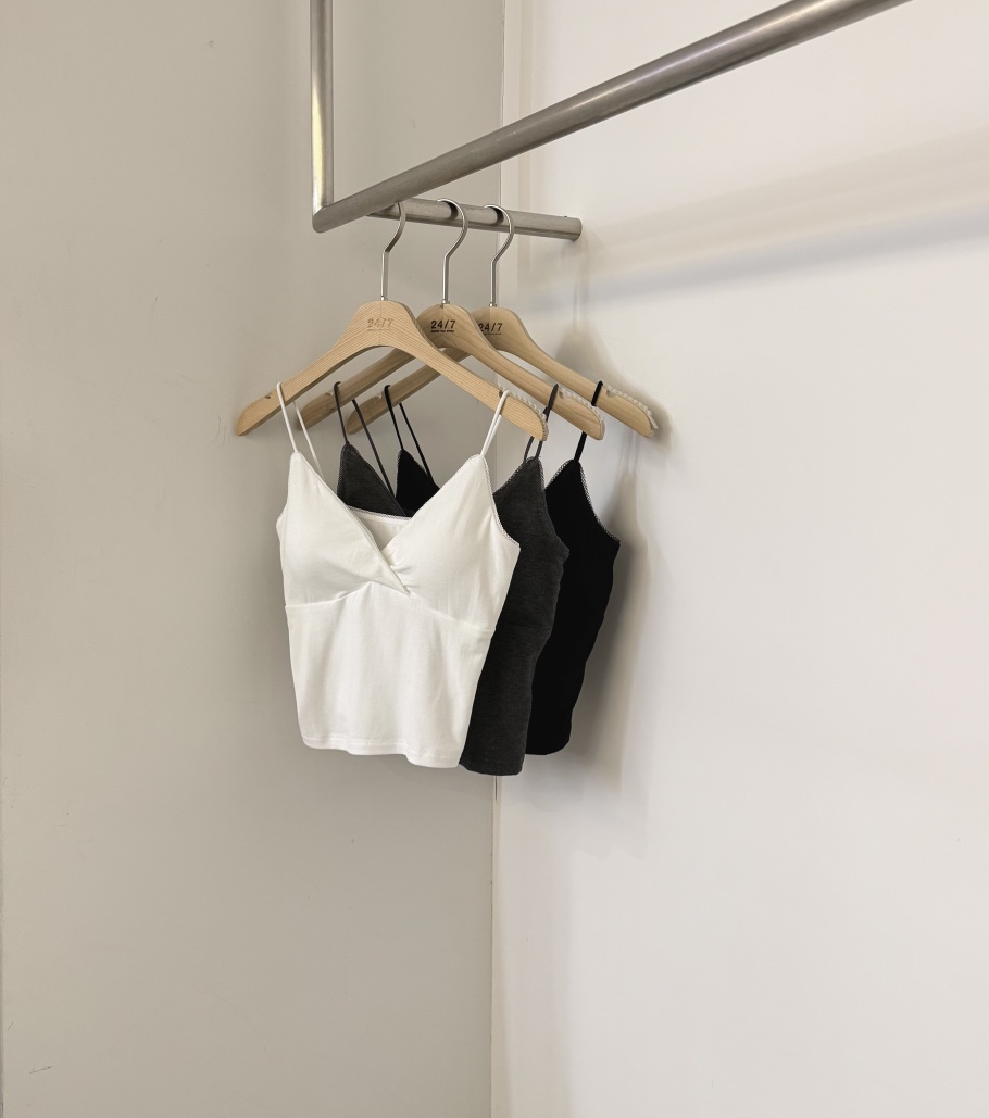 TWENTY FOUR SEVEN24-7韓國直郵女裝新款人氣吊帶背心V領柔軟TEWNTY FOUR SEVEN24-7吊帶/背心