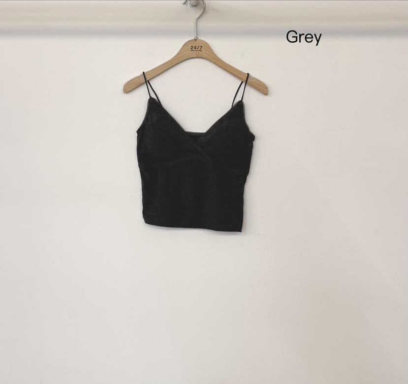 TWENTY FOUR SEVEN24-7韓國直郵女裝新款人氣吊帶背心V領柔軟TEWNTY FOUR SEVEN24-7吊帶/背心圖色3