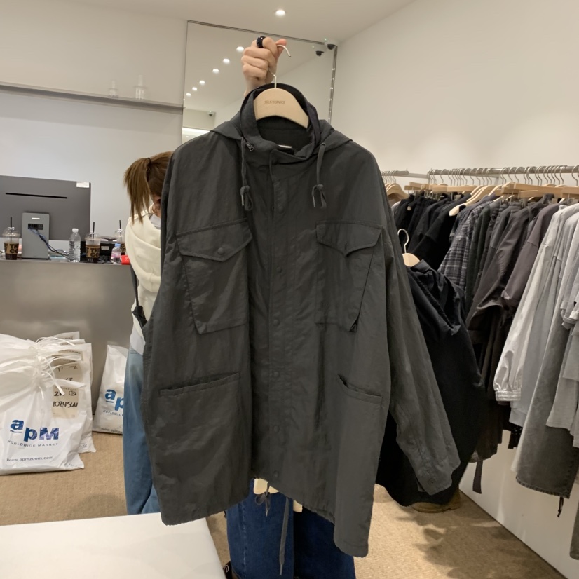 SELF SERVICE韓國直郵女士新品人氣職業26春夏熱賣夾克尼龍SELF SERVICE夾克圖色2