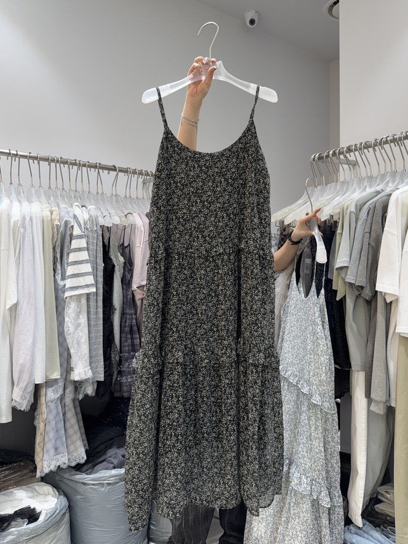 LOOKK/MIMME韓國代購女裝新款休閑職業推薦26春夏連衣裙雪紡LOOKK/MIMME連衣裙圖色2