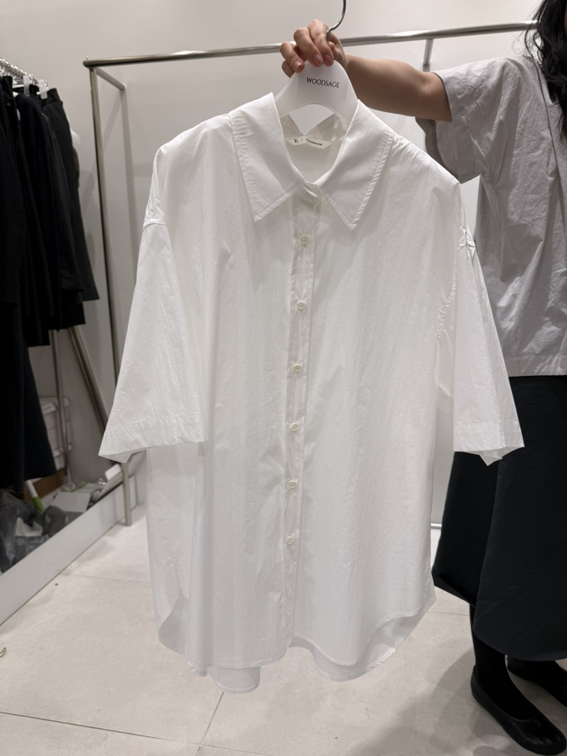 WOOD SAGE韓國東大門代購女裝新品人氣推薦26春夏襯衫蕾絲衫WOOD SAGE襯衫/蕾絲衫圖色1