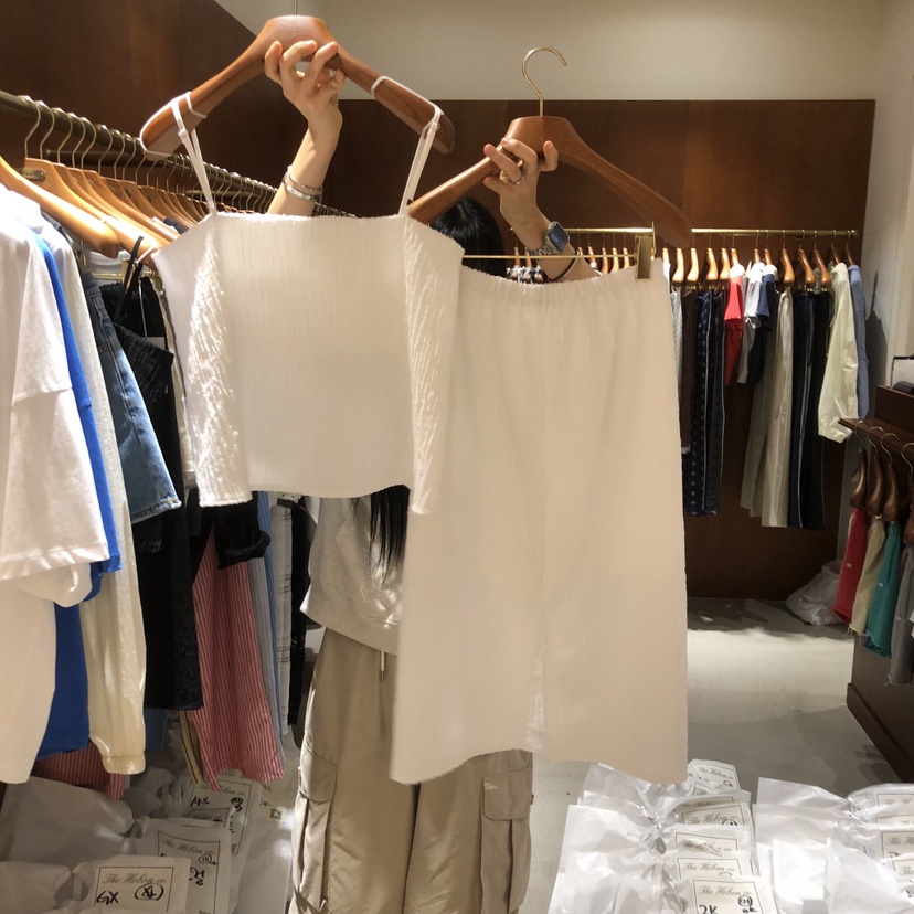 HEBON韓國代購女士新款休閑人氣熱賣26春夏推薦時尚套裝套裝HEBON套裝