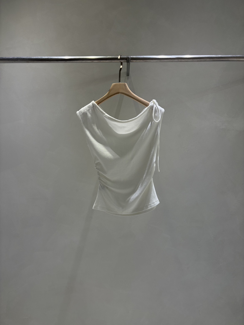 TOO HOT韓國東大門代購女裝新款時尚熱賣26春夏吊帶背心褶皺TOO HOT吊帶/背心