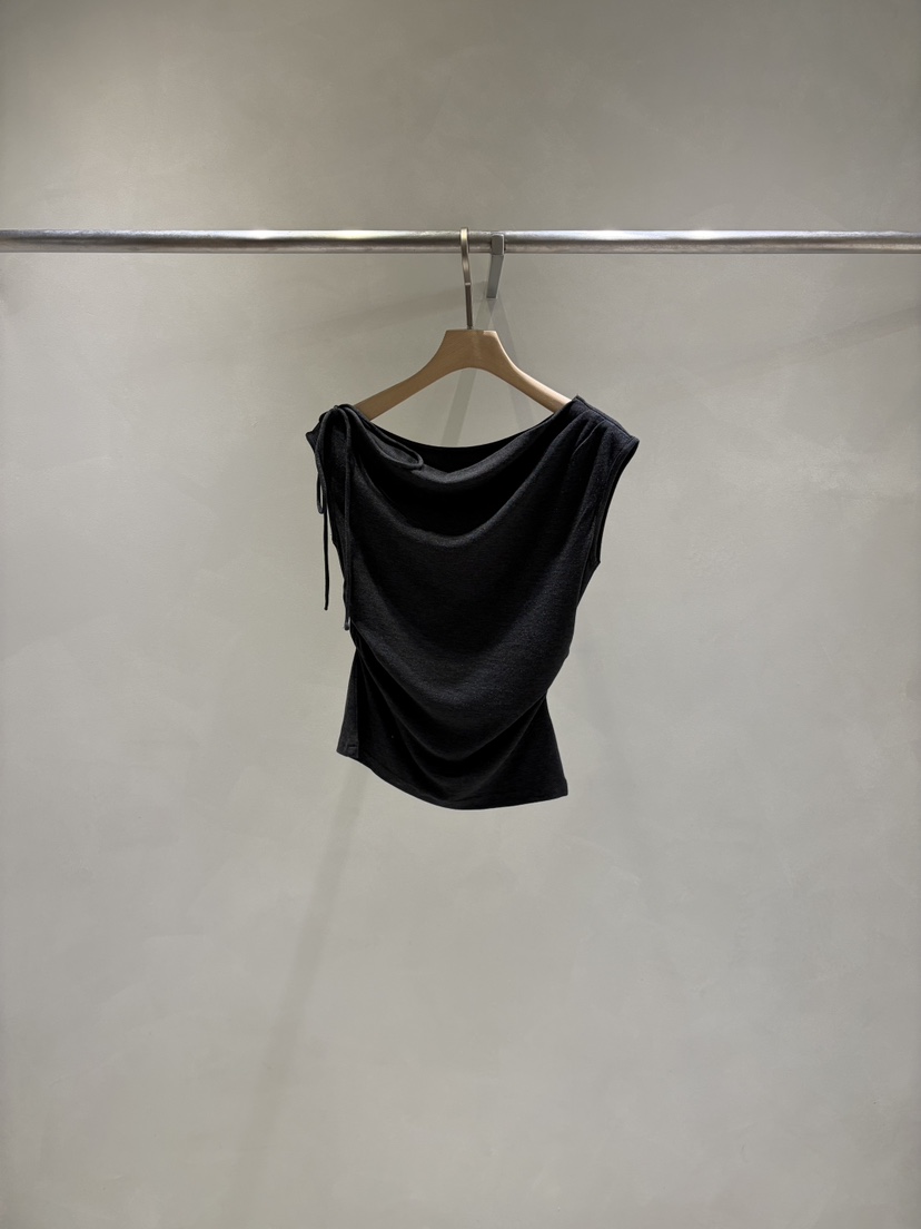 TOO HOT韓國東大門代購女裝新款時尚熱賣26春夏吊帶背心褶皺TOO HOT吊帶/背心圖色3