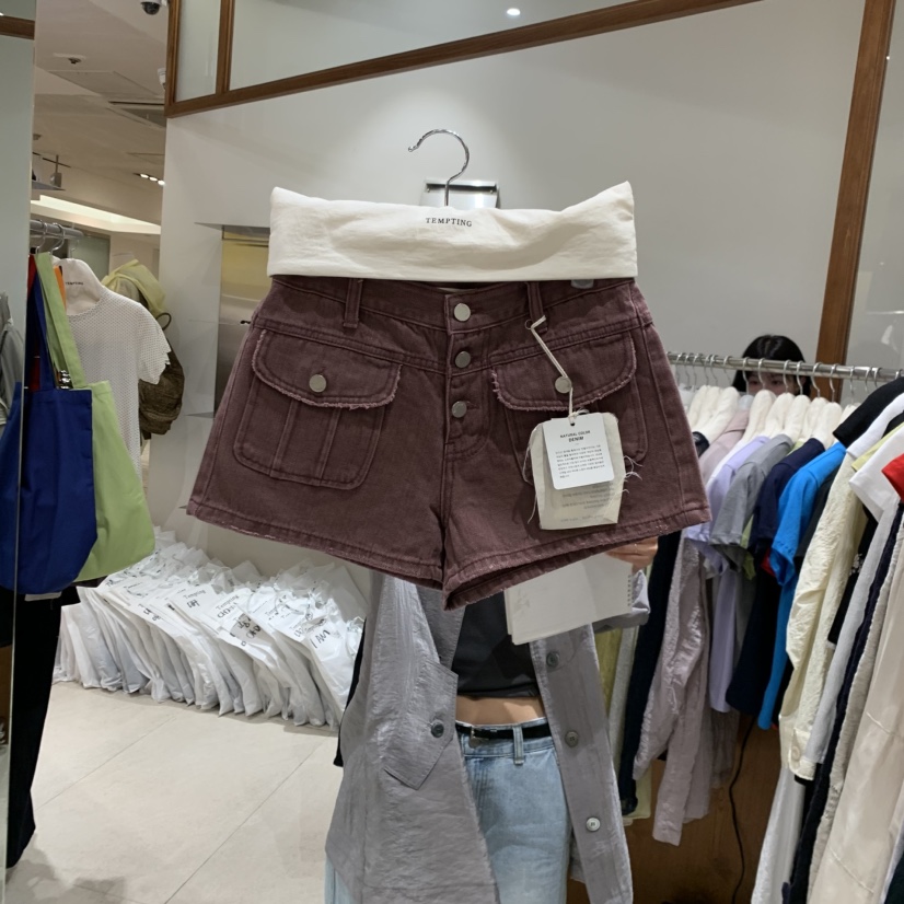 TEMPTING韓國代購女裝新款時尚26春夏熱賣休閑職業推薦短褲TEMPTING短褲圖色1