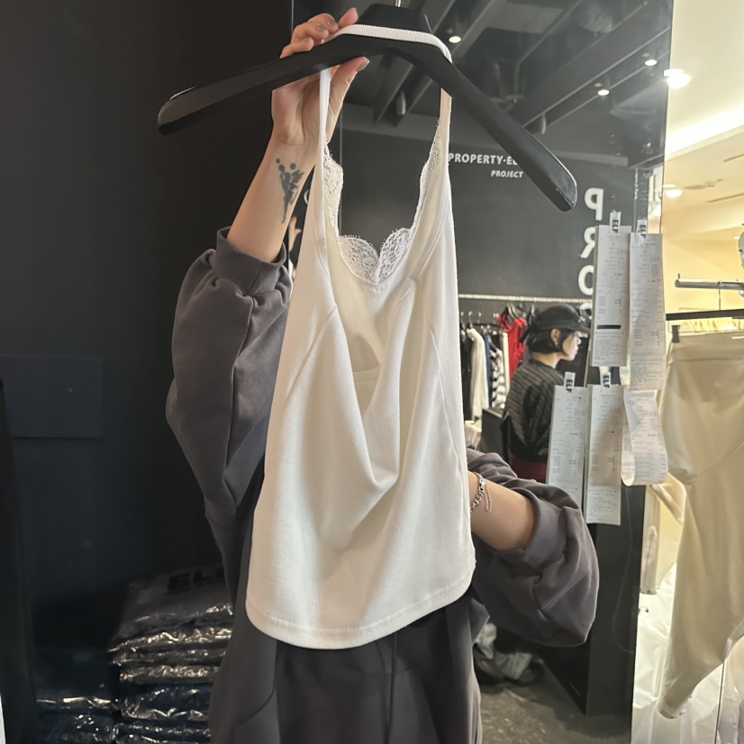 ELF-L韓國直郵女士新品熱賣推薦26春夏休閑吊帶背心蕾絲PROJECT ELF/ELF-L吊帶/背心