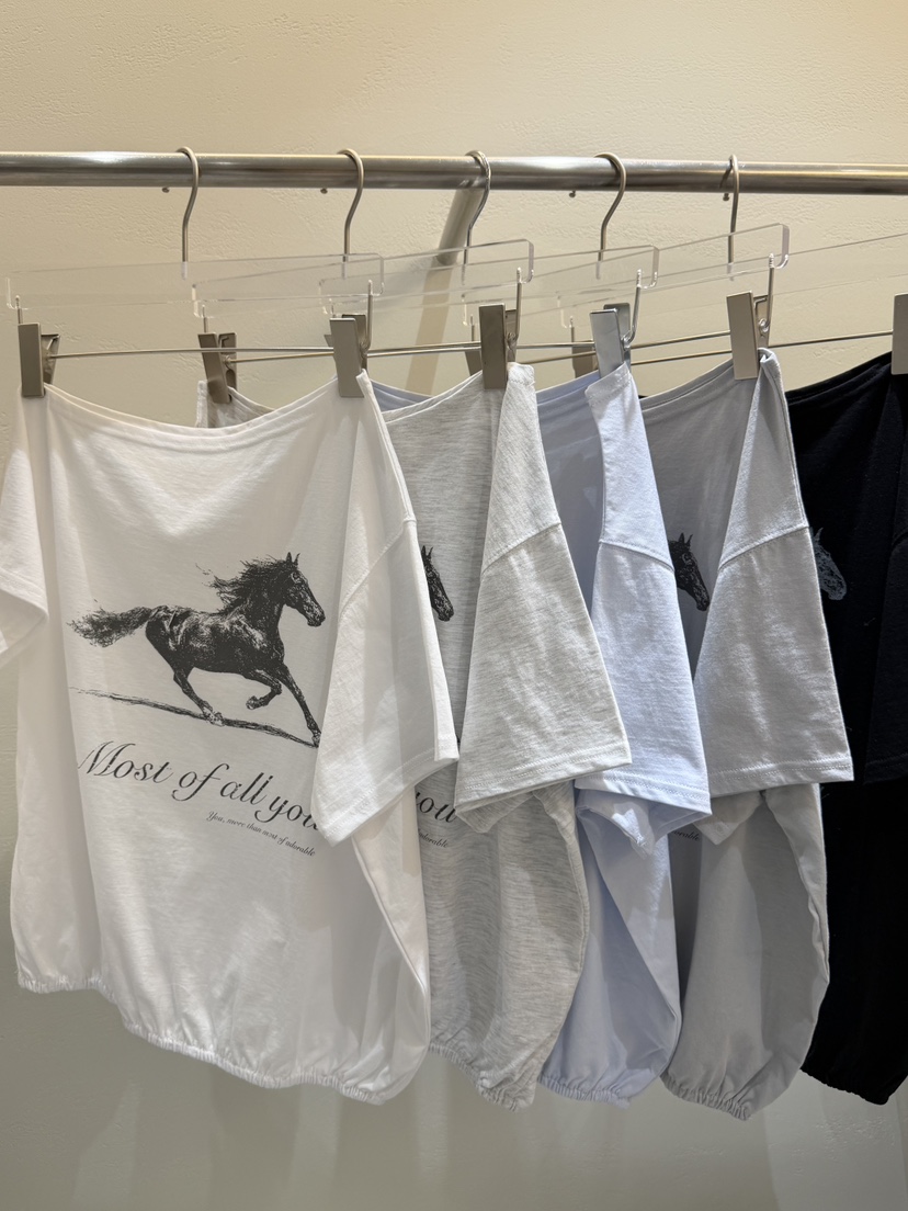 MOST OF ALL U韓國直郵實拍女裝新款推薦時尚職業人氣T恤MOST OF ALL UT恤