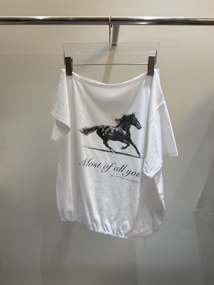 MOST OF ALL U韓國直郵實拍女裝新款推薦時尚職業人氣T恤MOST OF ALL UT恤圖色1