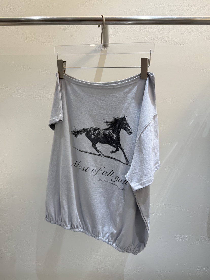 MOST OF ALL U韓國直郵實拍女裝新款推薦時尚職業人氣T恤MOST OF ALL UT恤圖色2