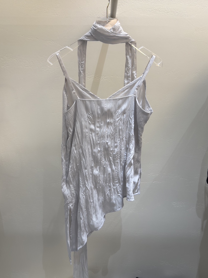 MOST OF ALL U韓國代購女裝新品休閑職業吊帶背心含圍巾MOST OF ALL U吊帶/背心