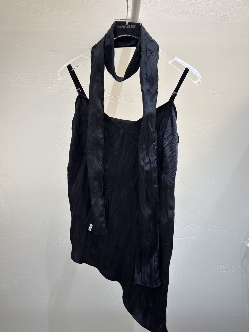 MOST OF ALL U韓國代購女裝新品休閑職業吊帶背心含圍巾MOST OF ALL U吊帶/背心圖色2