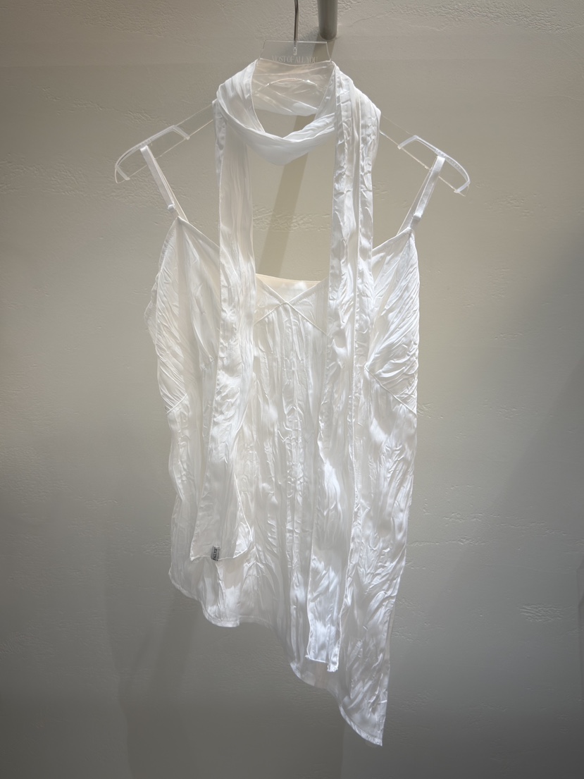 MOST OF ALL U韓國代購女裝新品休閑職業吊帶背心含圍巾MOST OF ALL U吊帶/背心圖色3