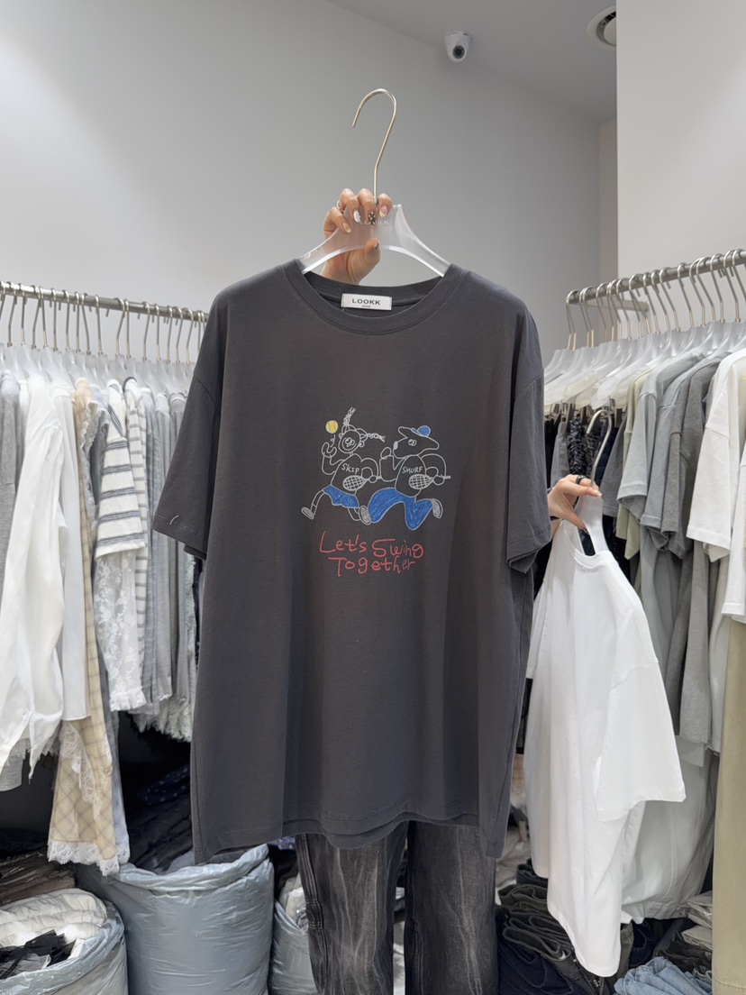 LOOKK/MIMME韓國東大門代購女裝新品職業推薦26春夏熱賣T恤LOOKK/MIMMET恤圖色4