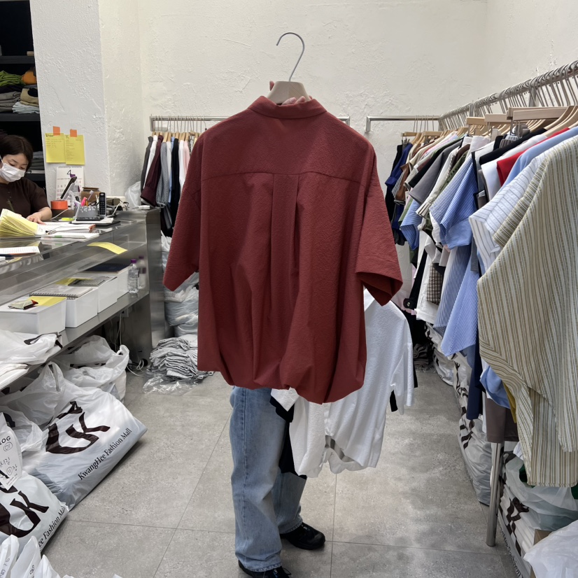 DA YLOG韓國直郵女裝新品時尚職業26春夏襯衫蕾絲衫寬松DA YLOG襯衫/蕾絲衫