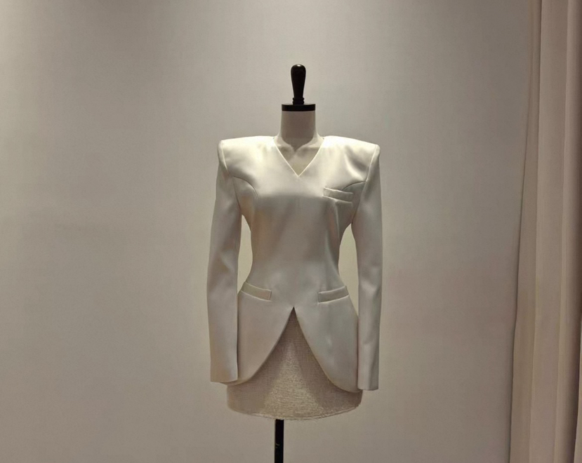 VAN NZILL韓國東大門代購女裝新品職業熱賣推薦人氣夾克V領VAN NZILL夾克圖色2