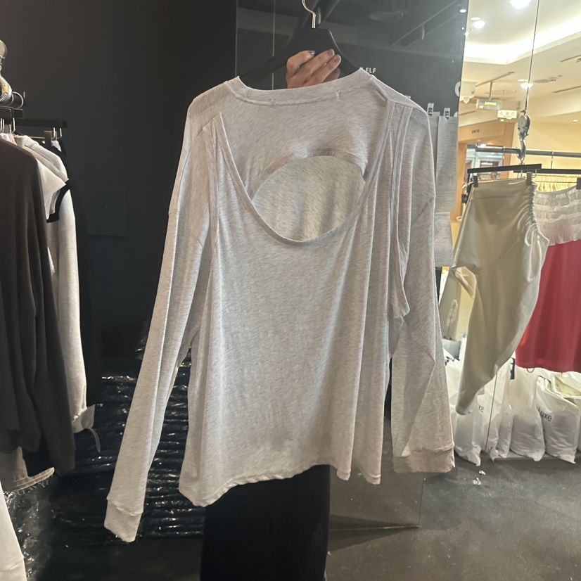 ELF-L韓國東大門直郵女士新款職業熱賣休閑推薦長袖T恤開衩PROJECT ELF/ELF-L長袖T恤