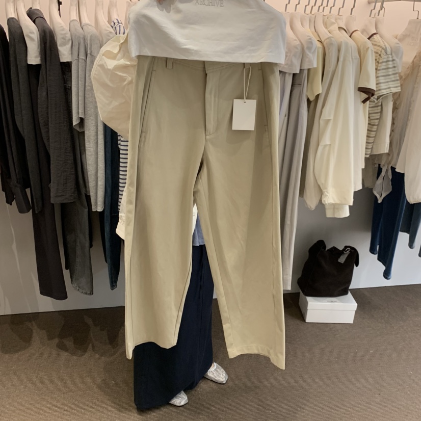 SIHO ARCHIVE韓國直郵女士新品時尚26春夏人氣休閑褲口袋SIHO ARCHIVE休閑褲圖色1