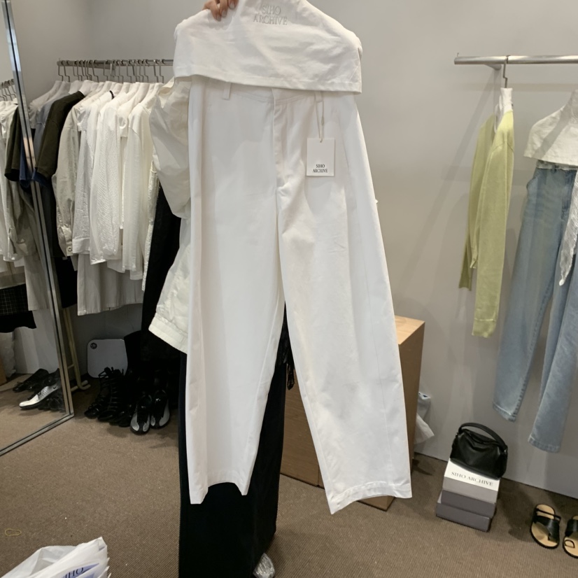 SIHO ARCHIVE韓國直郵女士新品時尚26春夏人氣休閑褲口袋SIHO ARCHIVE休閑褲圖色3