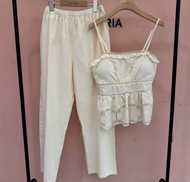 VICTORIA-P韓國東大門直郵女士新款休閑26春夏人氣睡衣純棉VICTORIA睡衣圖色1